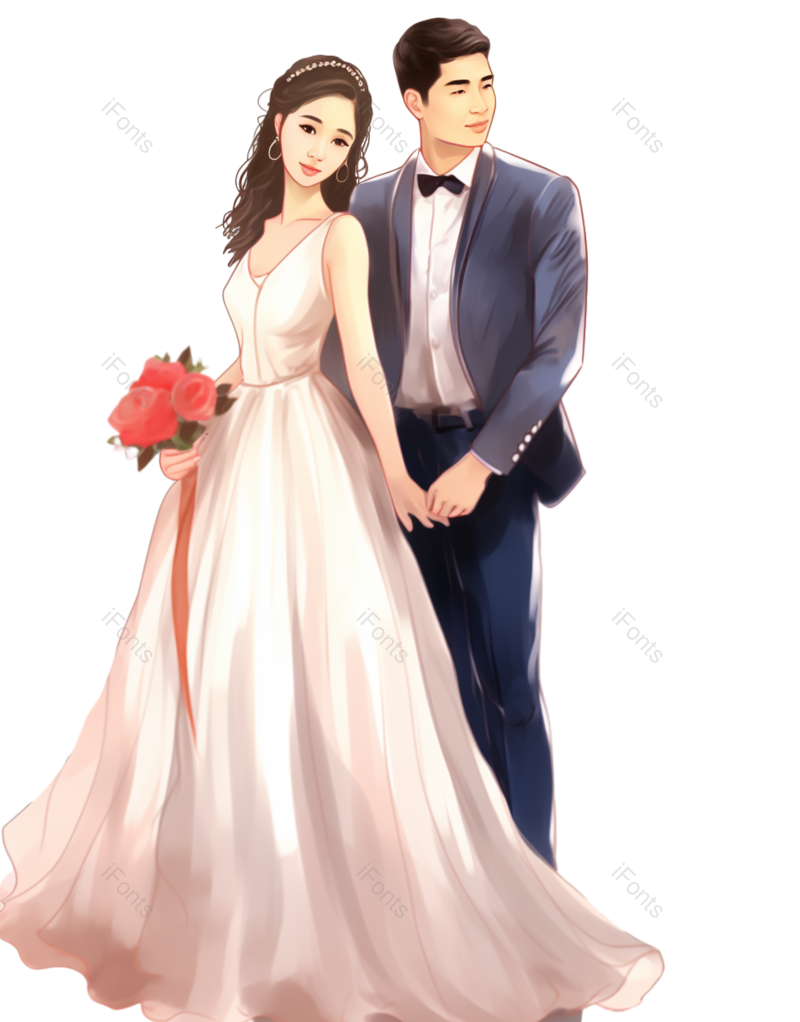 婚礼图片,相册元素,浪漫PNG,喜庆免抠素材